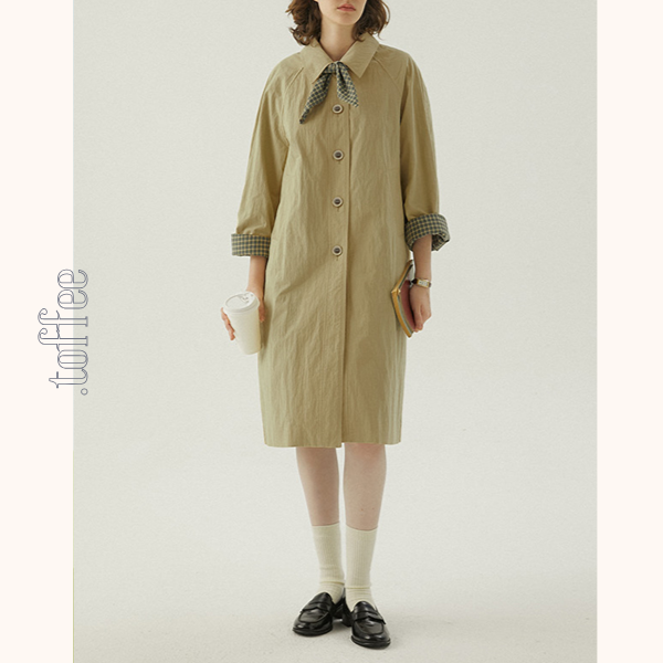 しわ加工入りヴィンテージミドル丈ジャケット Z00533