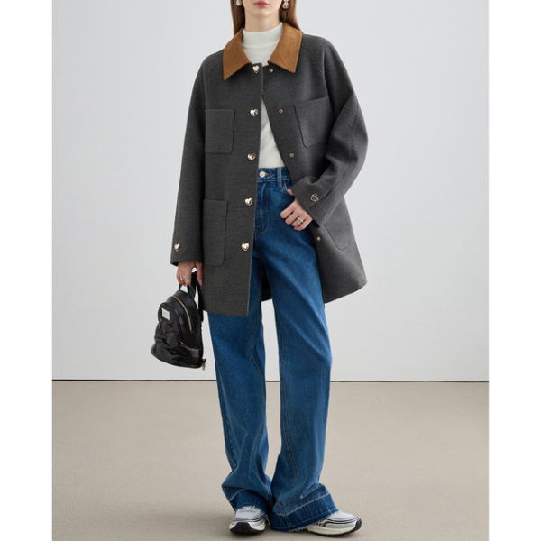 ワイドストレートデニム X-413