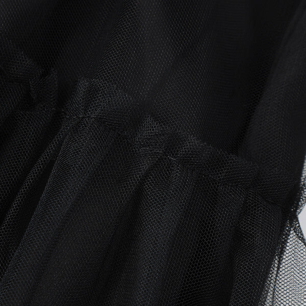 フリルヘムメッシュスカート Z00288