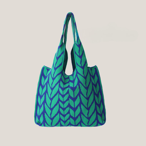 【3color】ボタニカルショルダートートバッグ Z00004