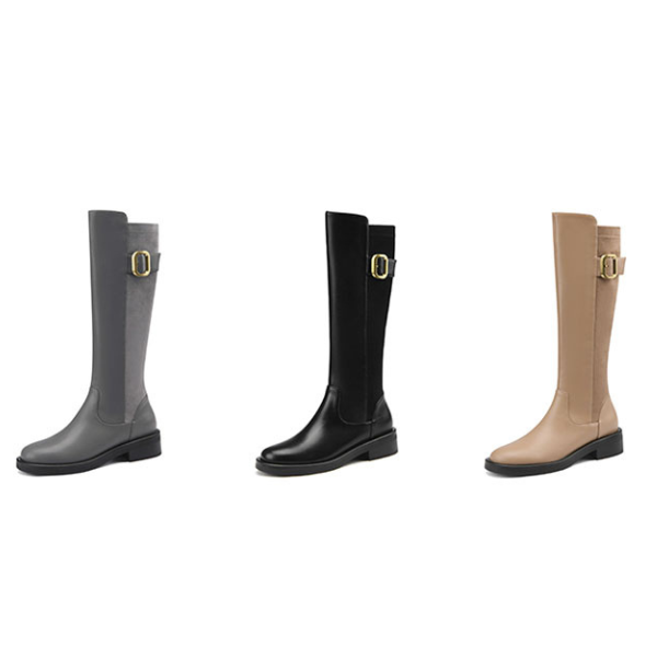 【3color】コンビネーションジョッキーブーツ X-374