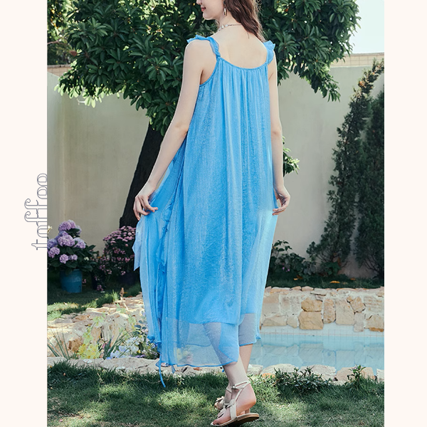 ブルーローズキャミワンピース《Z00968》