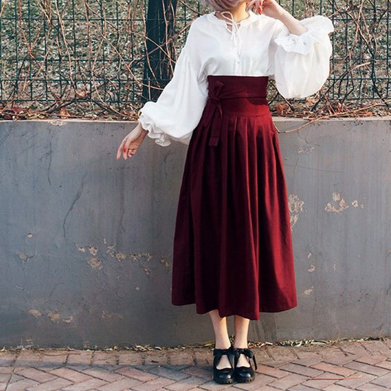 ビクトリア風のロマンティックブラウス tp0030