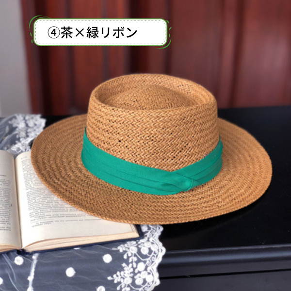 【12color】クラシカルフレンチストローハット  su0016