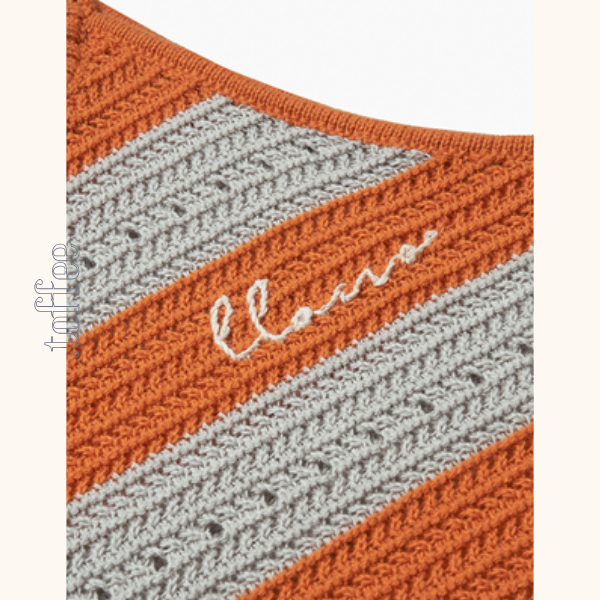 【2color】ホルターネックストライプニットトップ Z00388