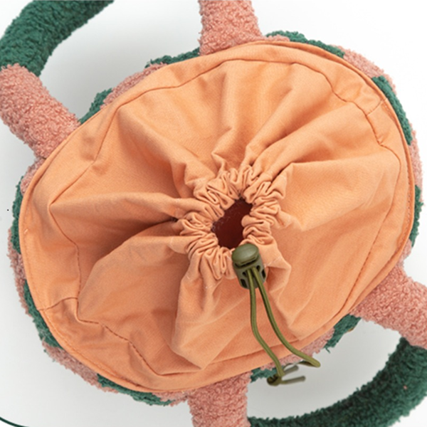 ジグザグパターンストーン装飾ボアハンドバッグ 《Z00804》