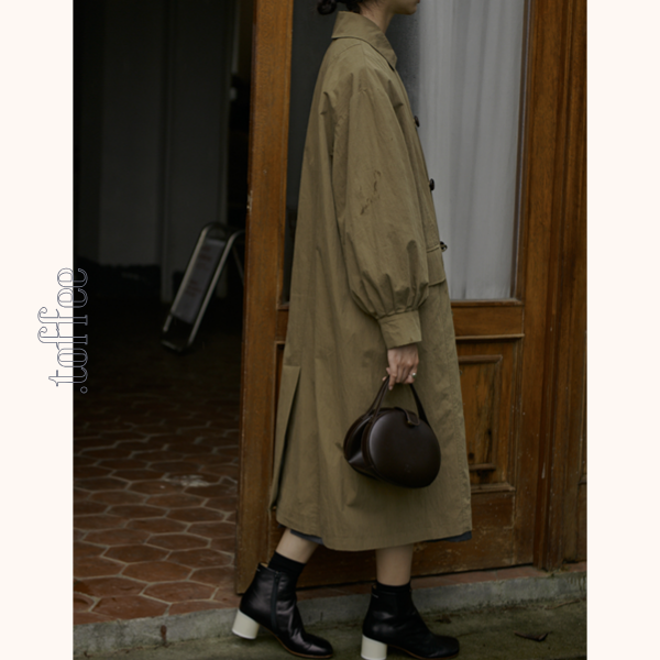 オリーブグリーンロングジャケット Z00524