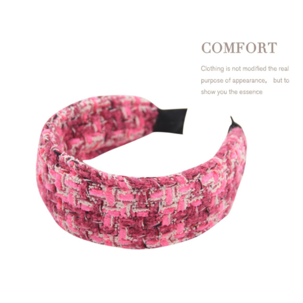 ツイードニットカチューシャ X-103