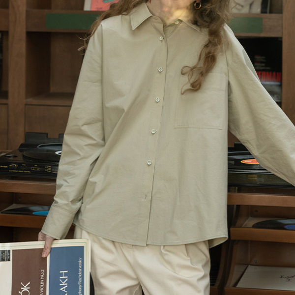 【2color】バックカットアウトブラウス w-149