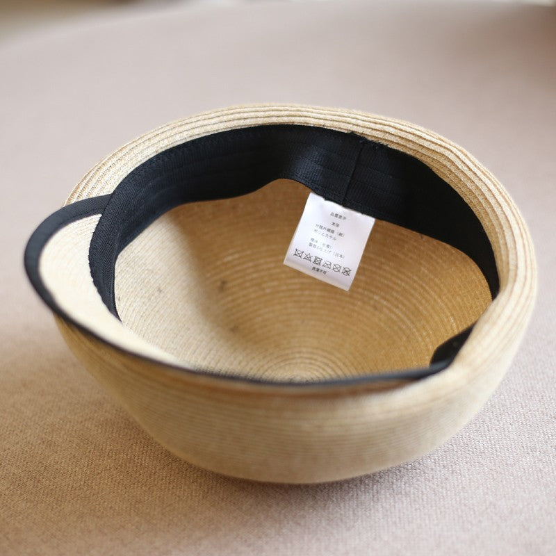 【3color】ワンポイントがついた可愛い麦わら帽 sp0076