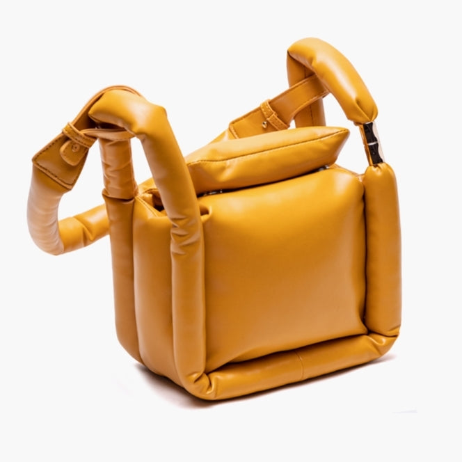 【3color】柔らかいスクエアバッグ