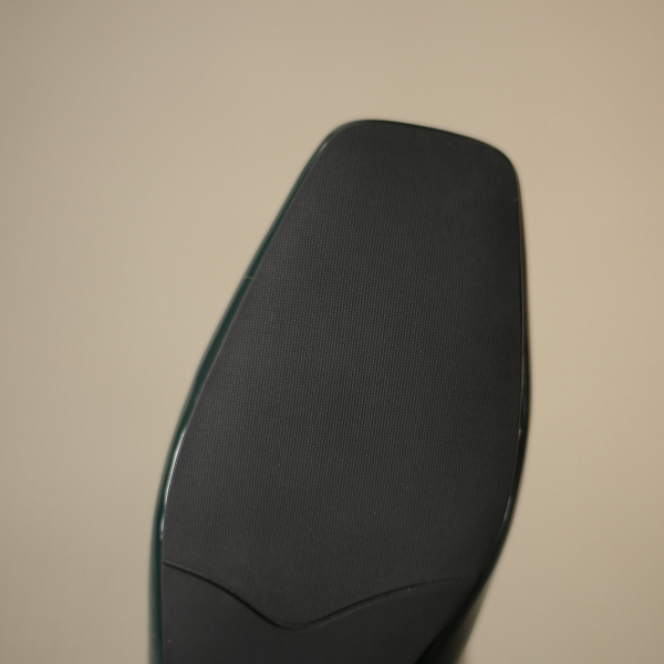 【2color】パテントレザーチェーンローヒールパンプス X-370