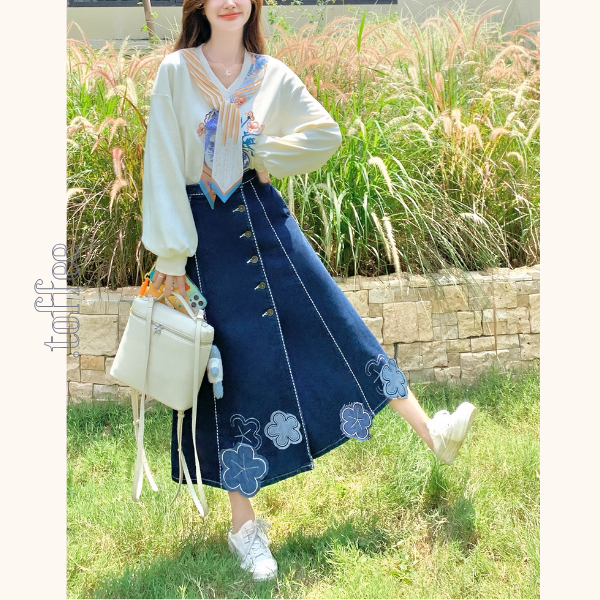 花咲く午後の散歩道セットアップ《Z01155》