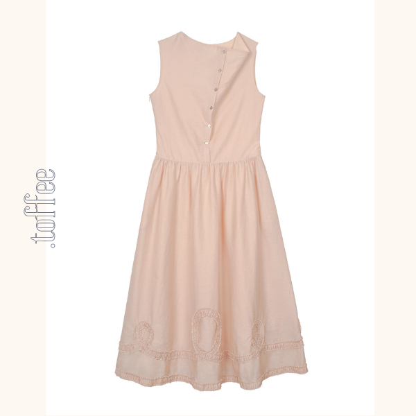 アシンメントリックノースリーブワンピース《Z01020》