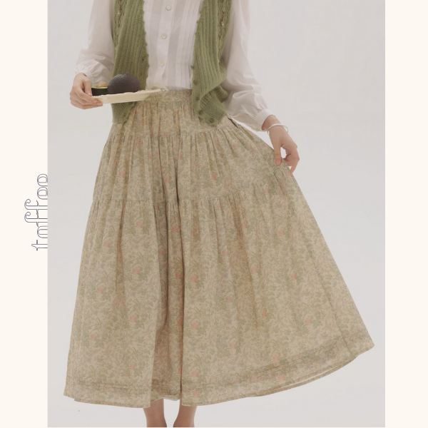 ミスティーフォレスト*Aラインロングスカート《Z01192》