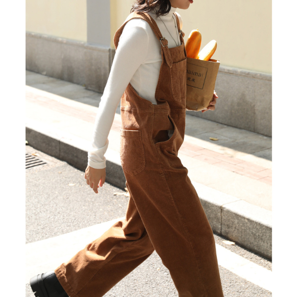 コーデュロイオーバーオール w-036