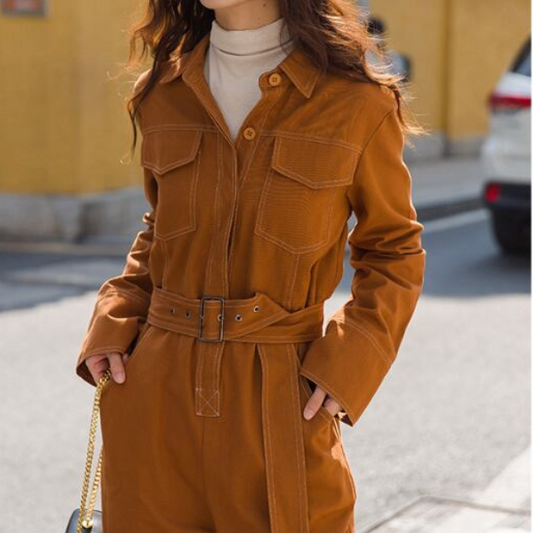 カジュアルオールインワン w-040