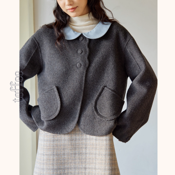 月影のまどろみショートコート《Z01141》