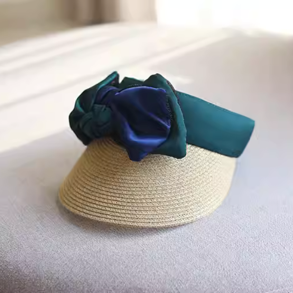 【3color】ビッグリボンサンバイザー X-151