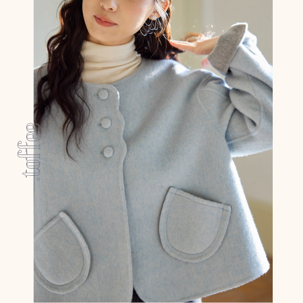 月影のまどろみショートコート《Z01141》