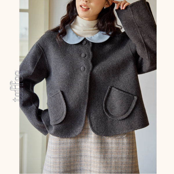 月影のまどろみショートコート《Z01141》