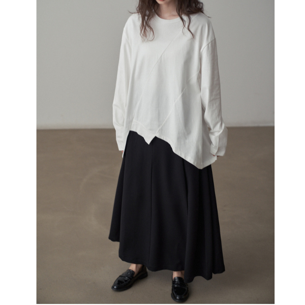 Aラインオーバーサイズシャツ Z00152