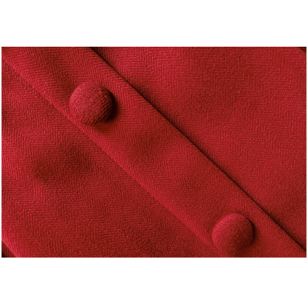 【2color】ベルテッドウールフレアスカート X-386