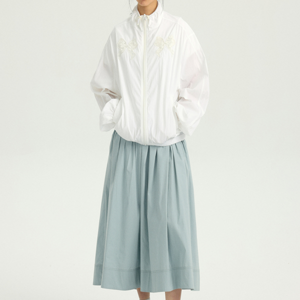 リボンモチーフの中空ジャケット Z00354