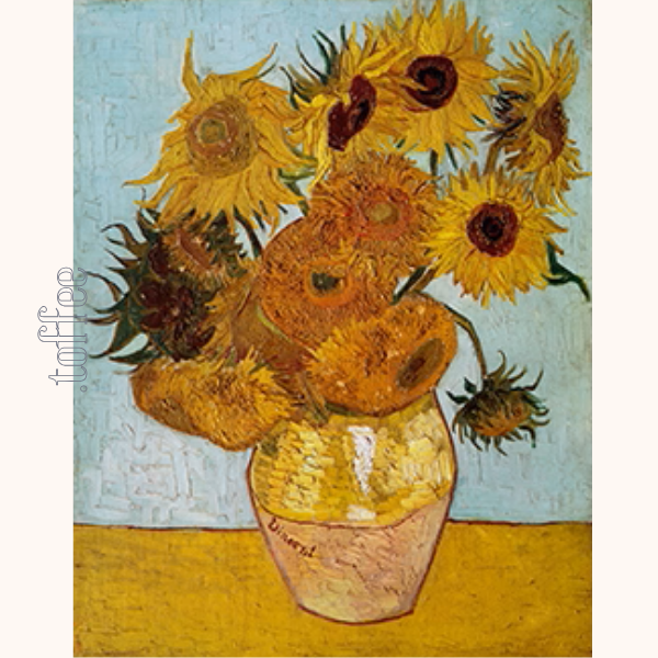 【2color】名画が踊る、切替アートプリントスカート《Z01123》