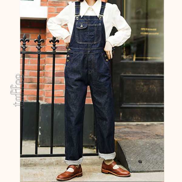 クラシカルデニムオーバーオール 《Z00771》