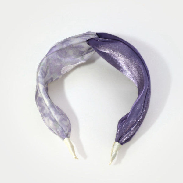 【5color】オーロラ&花柄カチューシャ Z00323