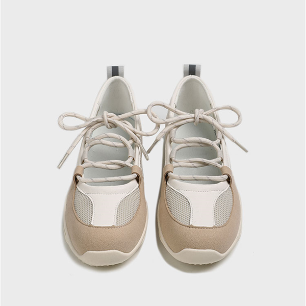 【3color】メッシュフラットソールシューズ