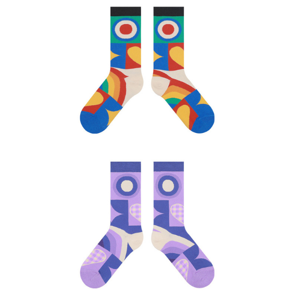 ポップアートソックス6Pセット X-332