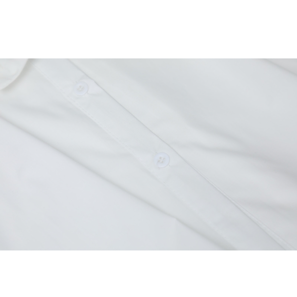 【3color】フロントリボンデザインルーズシャツ Z00049