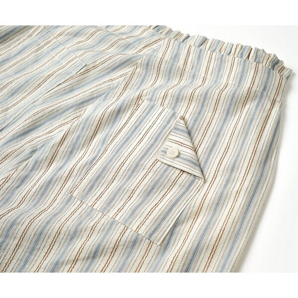 ストライプストレートパンツ Z00383