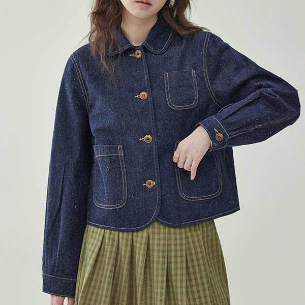 パッチポケットデニムジャケット 《Z00770》