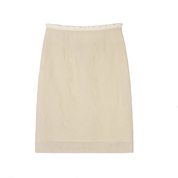 リボン&立体フラワーAラインスカート《Z00821》