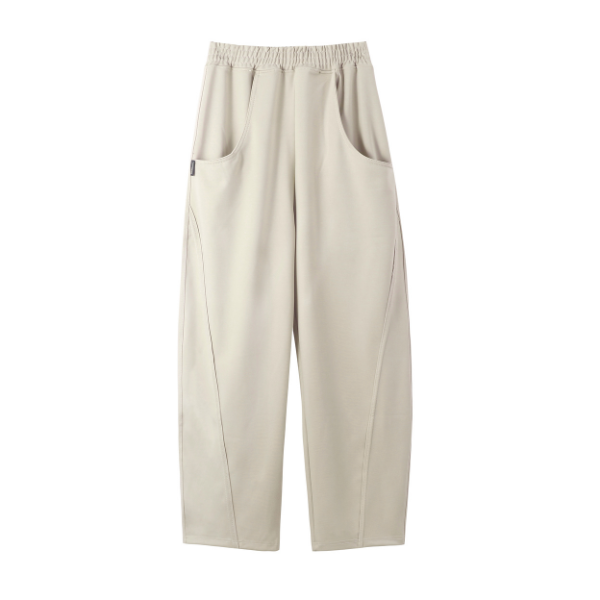 【3color】ワイドバナナシルエットパンツ AU-109