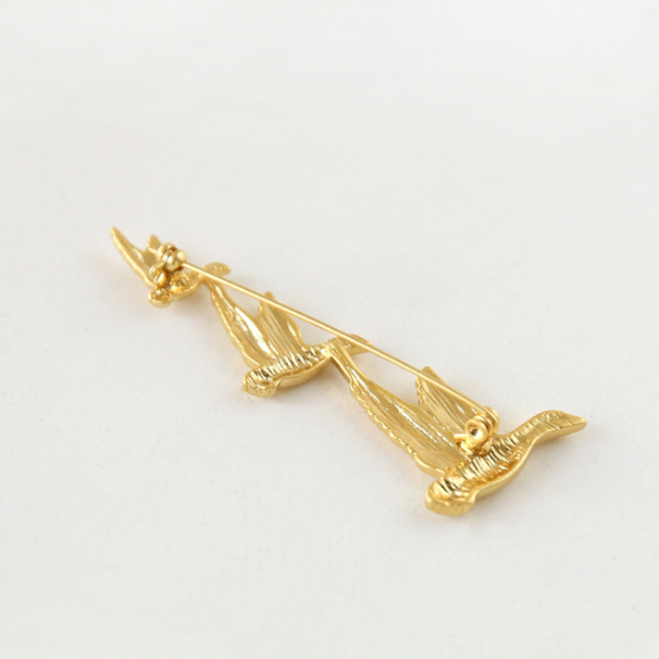 渡り鳥ブローチ X-168