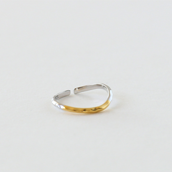 シンプルウェーブリング X-166