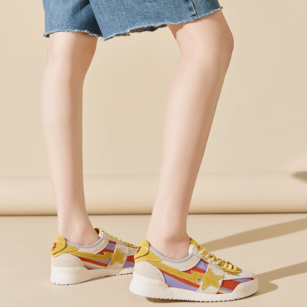 【2color】スウェードスタースニーカー X-118