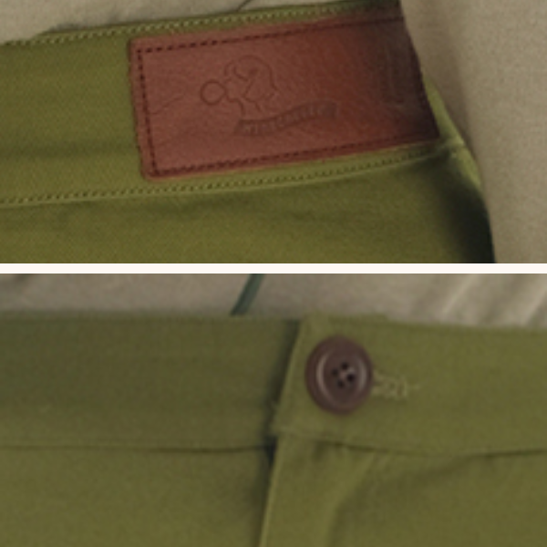 【2color】ツイルコットンストレートパンツ 《Z00743》