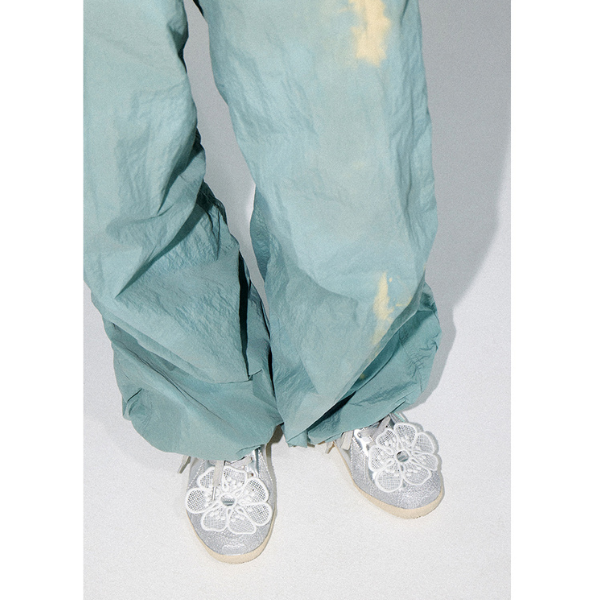 レースフラワーローカットスニーカー X-477