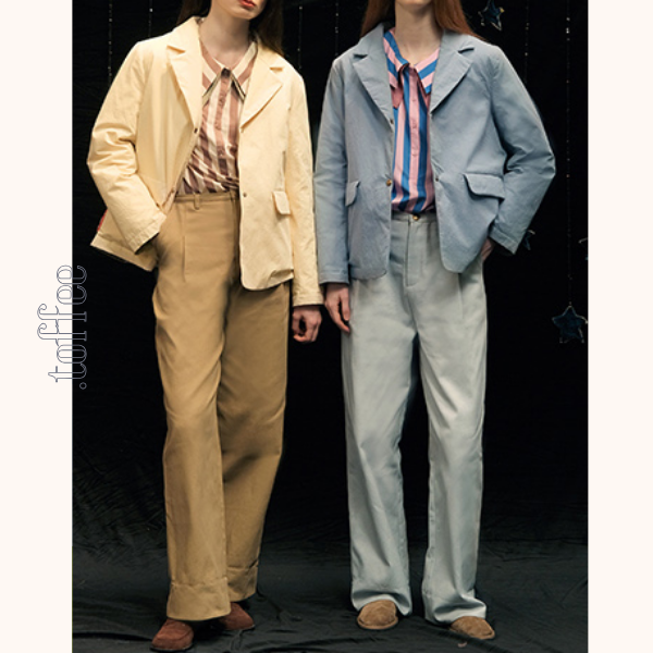 ストライプライニングテーラードジャケット 《Z00756》