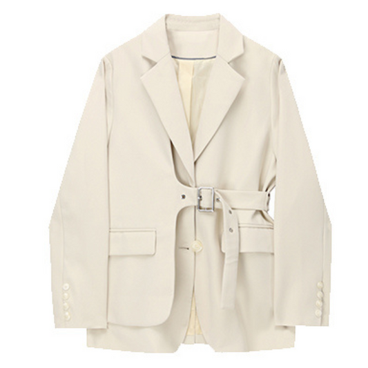 レイヤードデザインベルテッドジャケット X-355