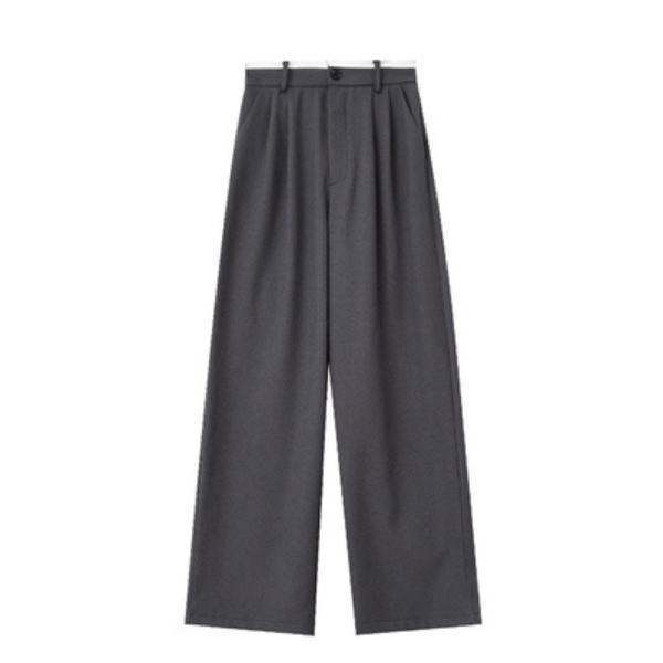 【2color】タック入りシンプルスラックス X-379