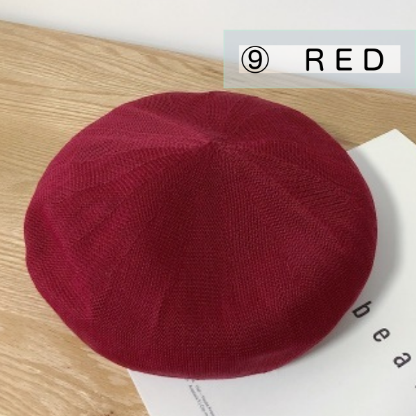 【10color】サマーベレー帽  sp0418