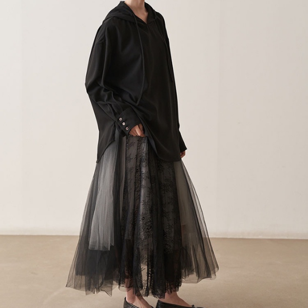 チュールレーススカート X-088