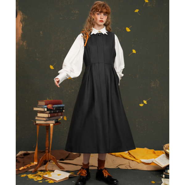 【2color】フォックスボタンシャツ w-033