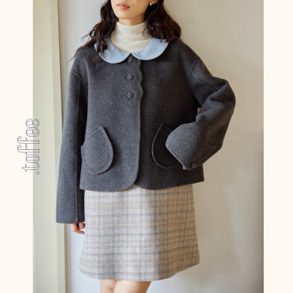 月影のまどろみショートコート《Z01141》